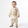 Premium Boski Dhoti Kurta With Waistcoat